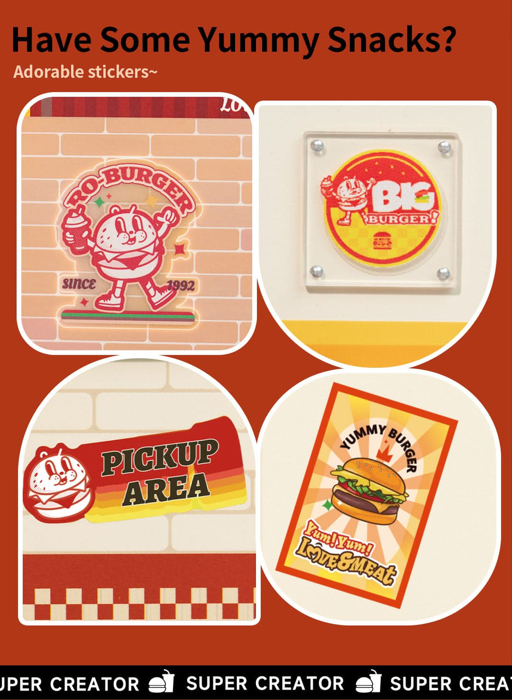 Robotime – Burgerparadies | 3D Holzpuzzle