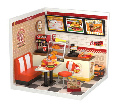 Robotime – Burgerparadies | 3D Holzpuzzle