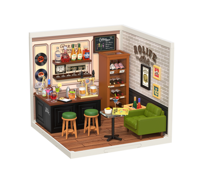Robotime – Gemütliche Cheers-Bar | 3D Holzpuzzle