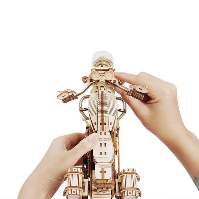 Robotime – Cruiser-Motorrad | 3D Holzpuzzle
