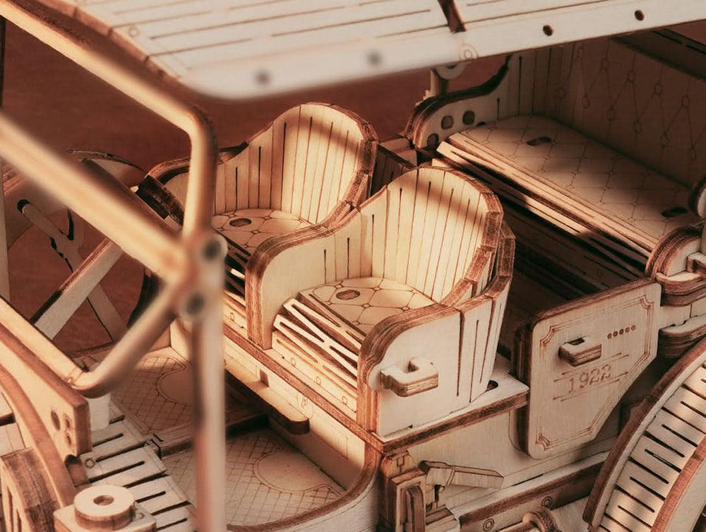 Robotime – Oldtimer | 3D Holzpuzzle