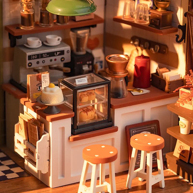 Robotime – Café Nr. 17 | 3D Holzpuzzle