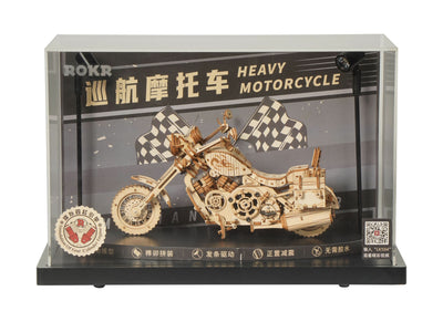 Robotime – Cruiser-Motorrad | 3D Holzpuzzle
