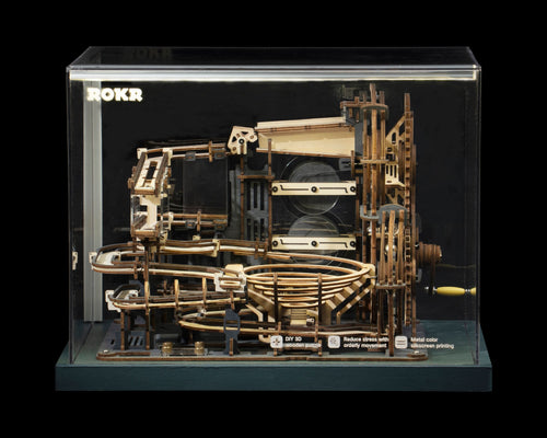 Robotime – Murmelstadt Bei Nacht | 3D Holzpuzzle