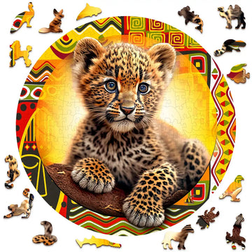 Kleiner süßer Leopard