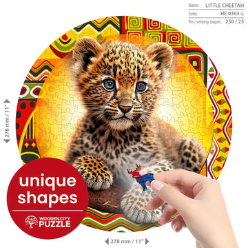 Kleiner süßer Leopard