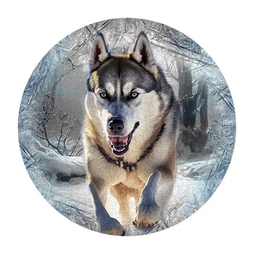 Rennender Wolf