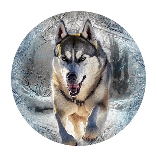 Rennender Wolf