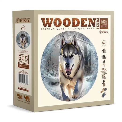 Rennender Wolf