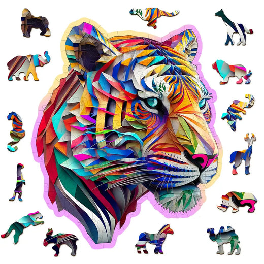 Farbenfroher Tiger