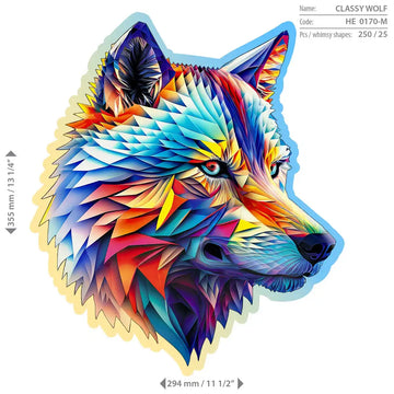 Klassischer Wolf