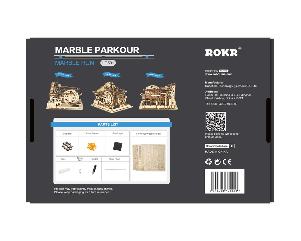 Robotime – Murmelbahn | 3D Holzpuzzle