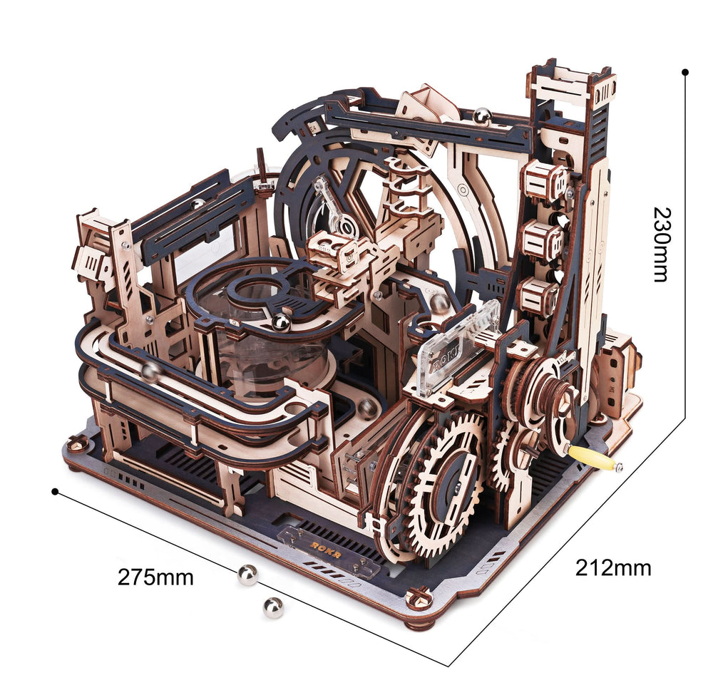 Robotime – Murmel-Weltraumstation | 3D Holzpuzzle