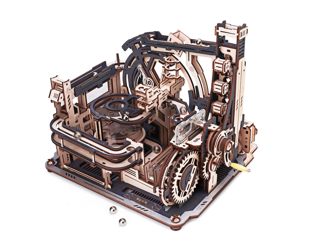 Robotime – Murmel-Weltraumstation | 3D Holzpuzzle