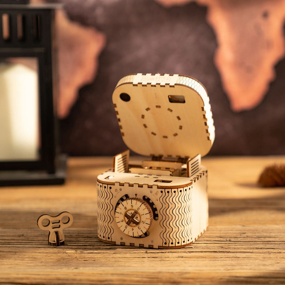 Robotime – Schatztruhe | 3D Holzpuzzle
