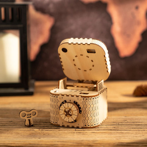 Robotime – Schatztruhe | 3D Holzpuzzle