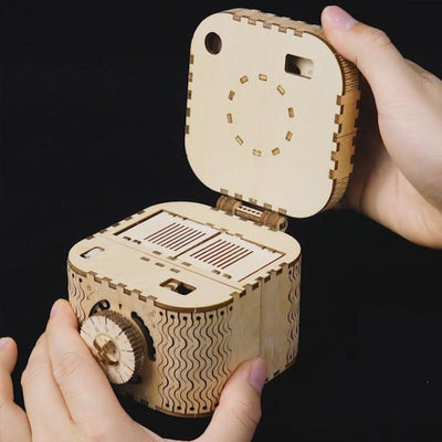 Robotime – Schatztruhe | 3D Holzpuzzle