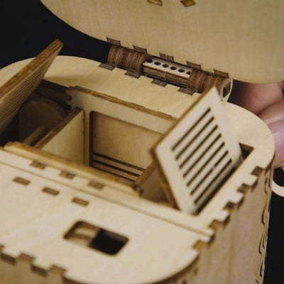Robotime – Schatztruhe | 3D Holzpuzzle