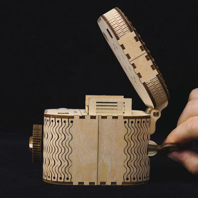 Robotime – Schatztruhe | 3D Holzpuzzle