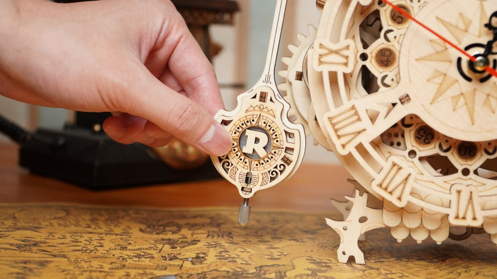 Robotime – Eulenuhr | 3D Holzpuzzle