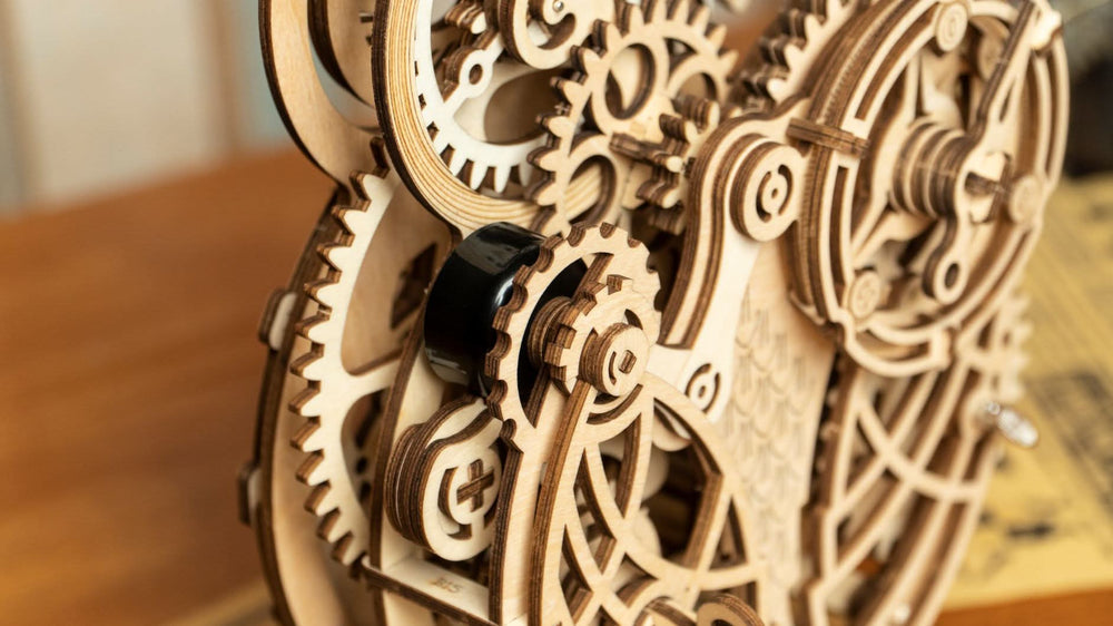 Robotime – Eulenuhr | 3D Holzpuzzle