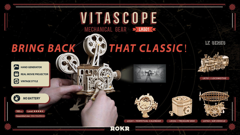 Robotime – Vitaskop | 3D Holzpuzzle