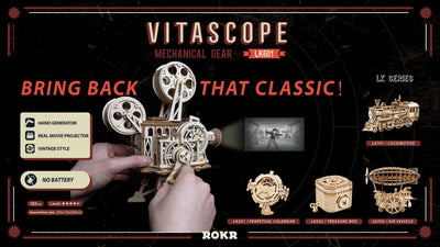 Robotime – Vitaskop | 3D Holzpuzzle
