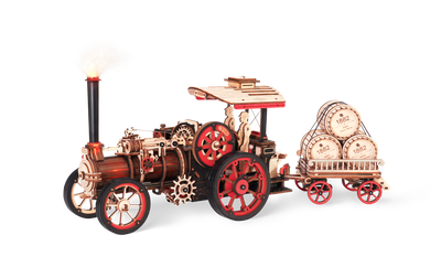 Robotime – Dampfmaschine | 3D Holzpuzzle