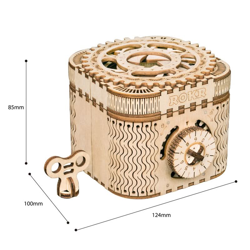 Robotime – Schatztruhe | 3D Holzpuzzle