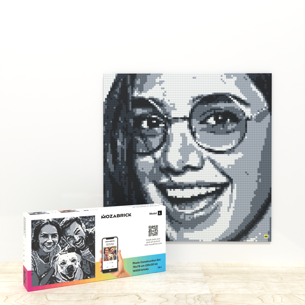 Mozabrick – Mozabrick Schwarz Weiß | 3D Holzpuzzle
