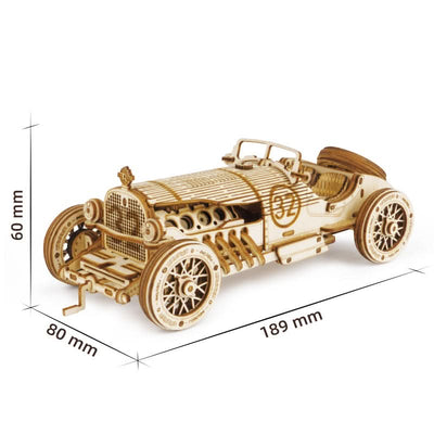 Robotime – Grand-Prix-Rennwagen | 3D Holzpuzzle