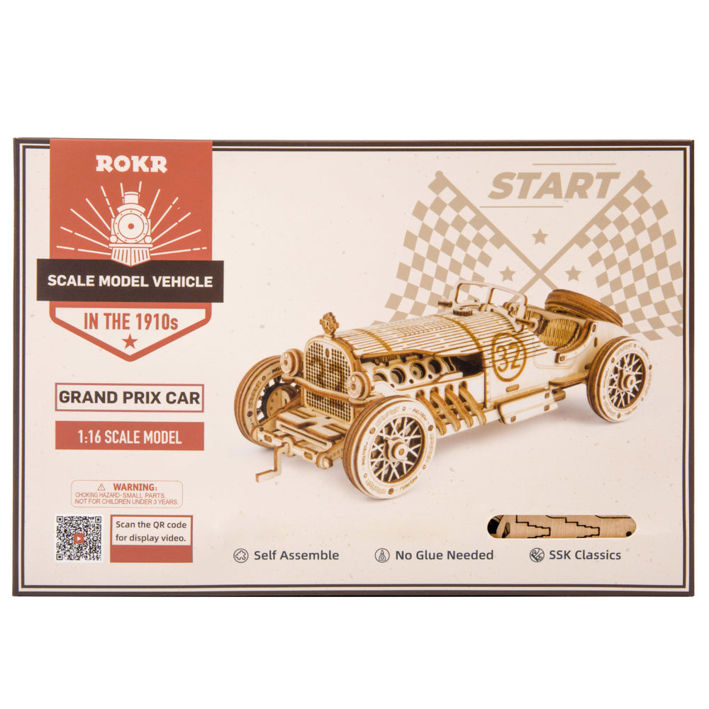 Robotime – Grand-Prix-Rennwagen | 3D Holzpuzzle