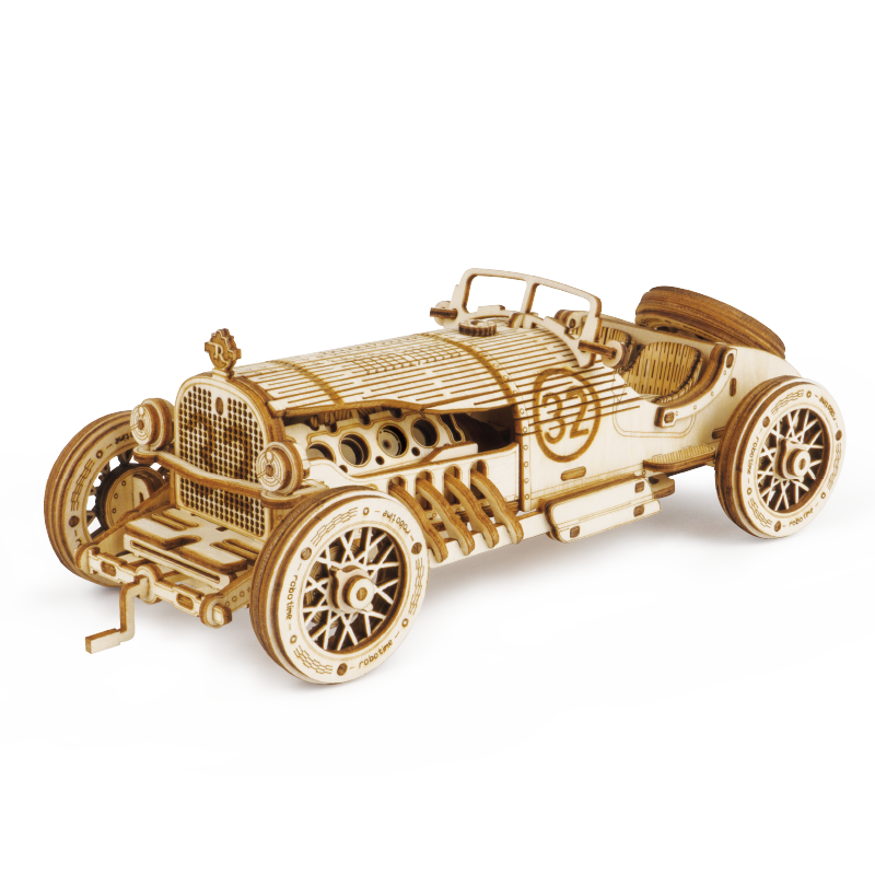 Robotime – Grand-Prix-Rennwagen | 3D Holzpuzzle