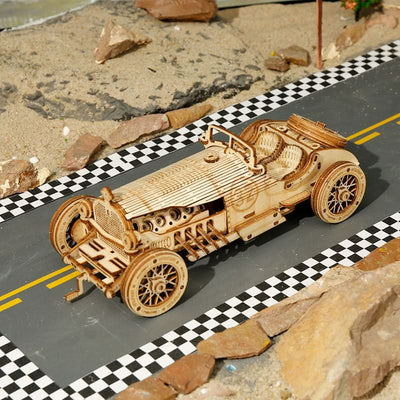 Robotime – Grand-Prix-Rennwagen | 3D Holzpuzzle