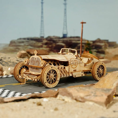 Robotime – Grand-Prix-Rennwagen | 3D Holzpuzzle