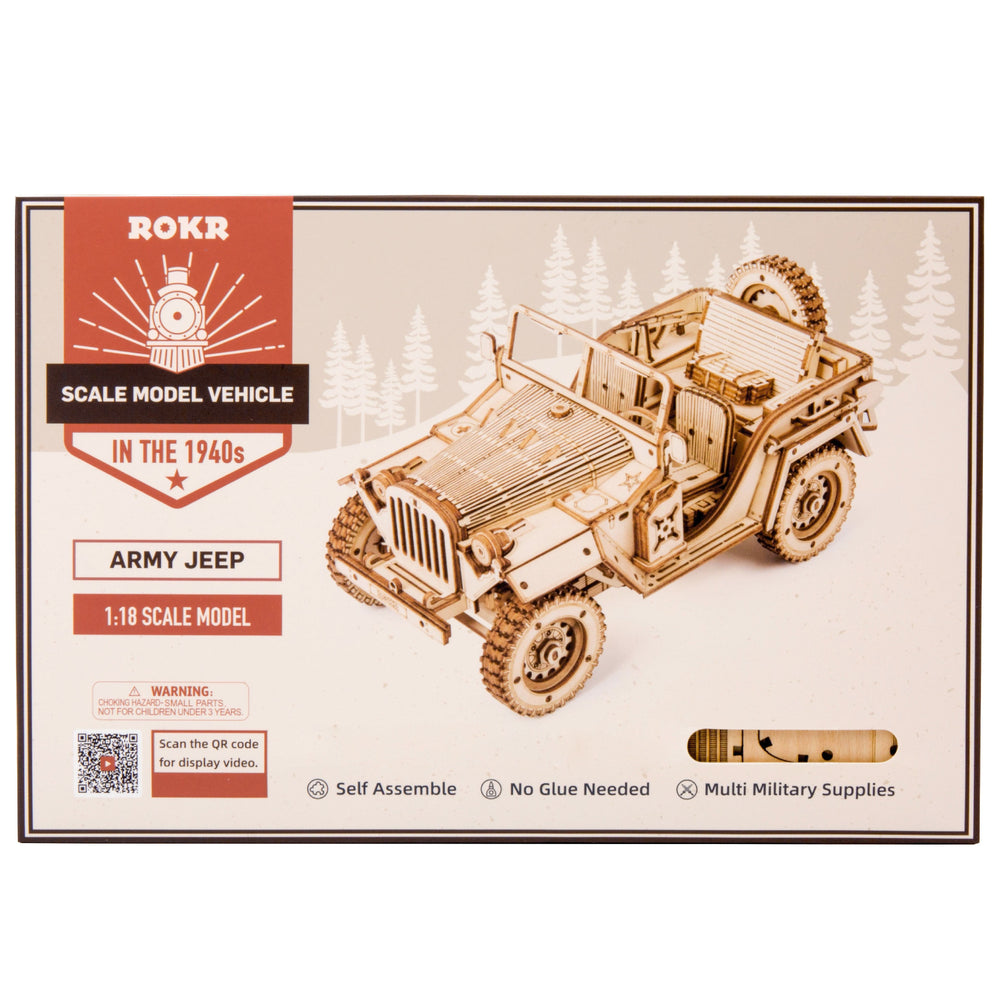 Robotime – Militärfahrzeug | 3D Holzpuzzle