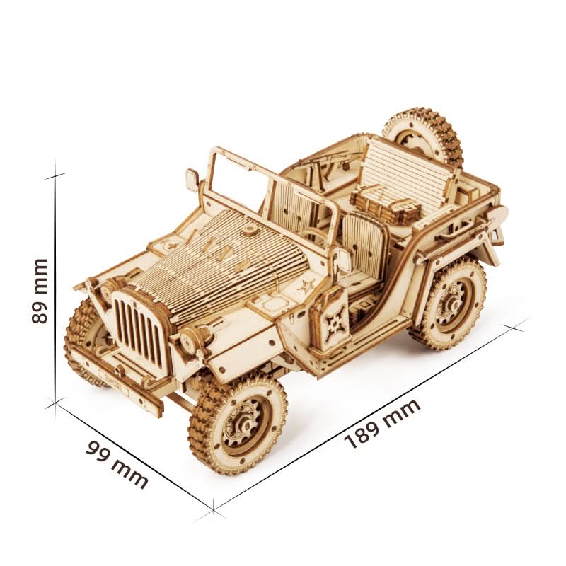 Robotime – Militärfahrzeug | 3D Holzpuzzle