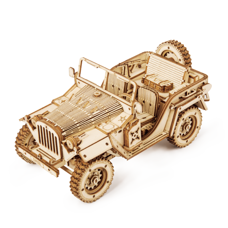 Robotime – Militärfahrzeug | 3D Holzpuzzle