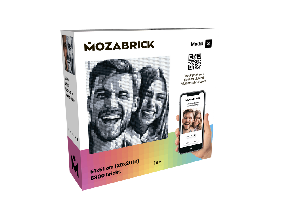 Mozabrick – Mozabrick Schwarz Weiß | 3D Holzpuzzle