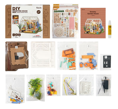 Robotime – Traumhaftes Gartenhaus | 3D Holzpuzzle