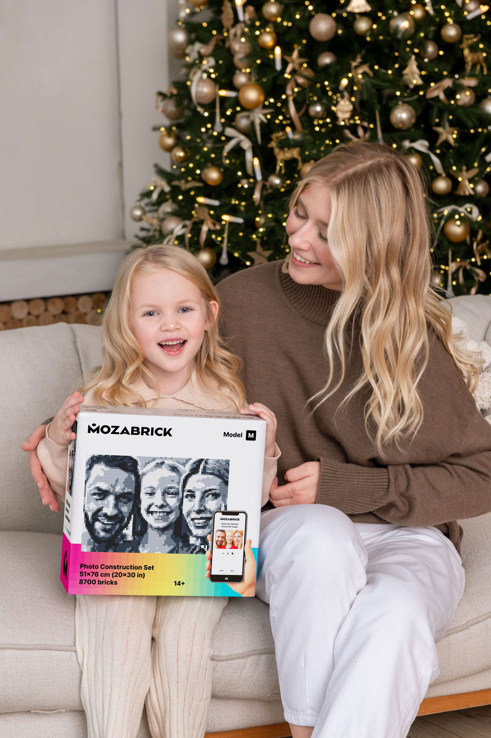 Mozabrick – Mozabrick Schwarz Weiß | 3D Holzpuzzle