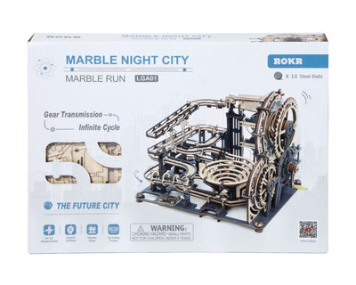 Robotime – Murmelstadt Bei Nacht | 3D Holzpuzzle