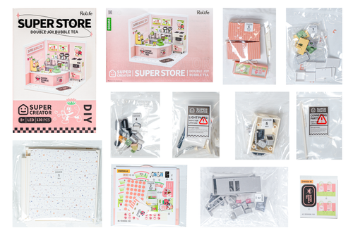 Robotime – Bubble Tea Doppelte Freude | 3D Holzpuzzle