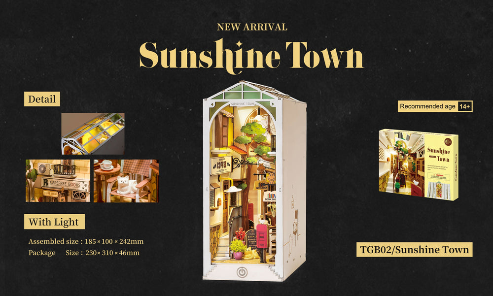 Robotime – Sonnenstadt | 3D Holzpuzzle