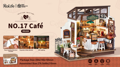Robotime – Café Nr. 17 | 3D Holzpuzzle