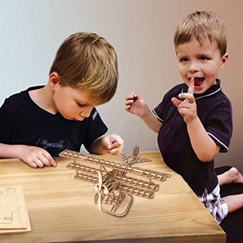 Robotime – Flugzeug | 3D Holzpuzzle