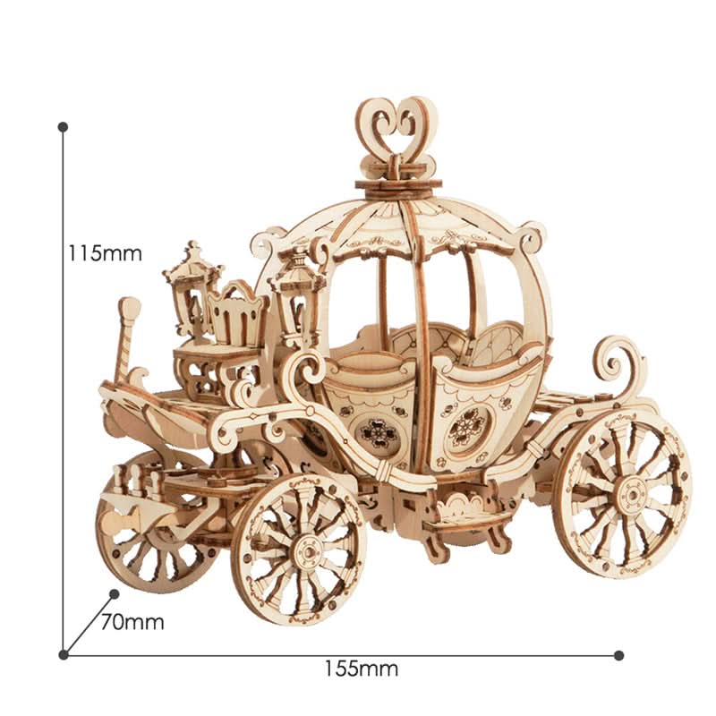 Robotime – Kürbiswagen | 3D Holzpuzzle