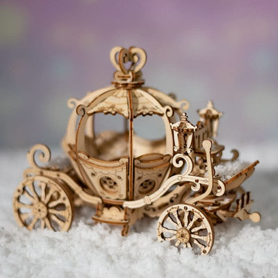 Robotime – Kürbiswagen | 3D Holzpuzzle