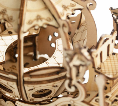Robotime – Kürbiswagen | 3D Holzpuzzle