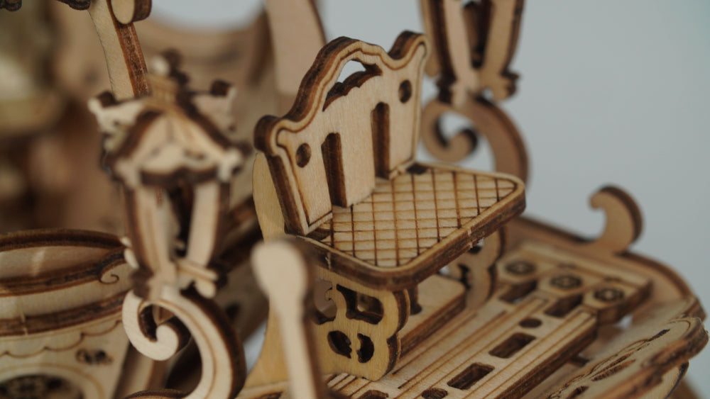 Robotime – Kürbiswagen | 3D Holzpuzzle